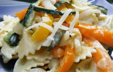 Delicious Zucchini with Farfalle Pasta