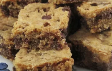 Deliciously Chewy Dark Chocolate Chip Cookie Bars