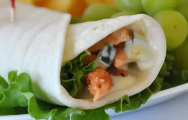 Deliciously Easy Sweet and Spicy Chicken Wraps with a Kick