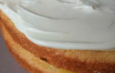 Deliciously Moist Whole Lemon Layer Cake