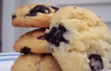 Deliciously Soft Blueberry Drop Cookies Recipe