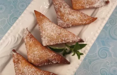 Deliciously Sweet Peaches and Cream Wontons
