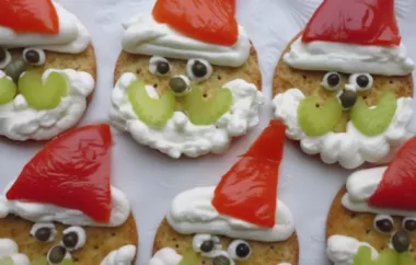 Delight your guests with these adorable Santa-themed finger foods for Christmas.