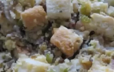 Delight your guests with this mouth-watering Thanksgiving stuffing recipe.