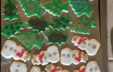 Delight your holiday guests with these buttery Shortbread Christmas Cookies