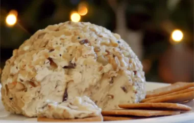 Delight your holiday guests with this classic cheese ball recipe