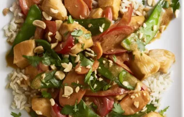 Delight your taste buds with this Freezer-Friendly Thai Chicken recipe