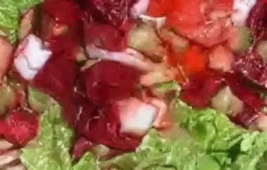 Dilly Tomato and Beet Salad Recipe