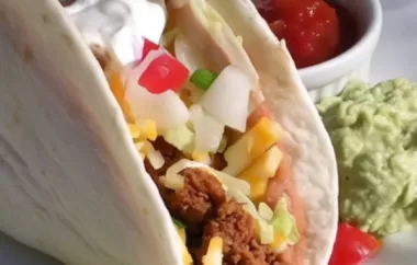Double the Flavor: Double Decker Tacos Recipe
