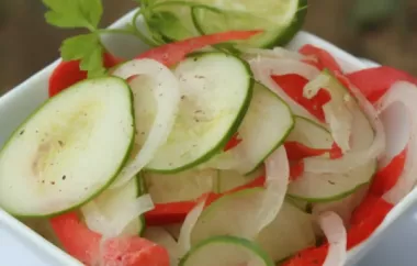 Dressed Cucumber Salad