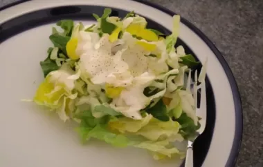 Easiest Salad Dressing