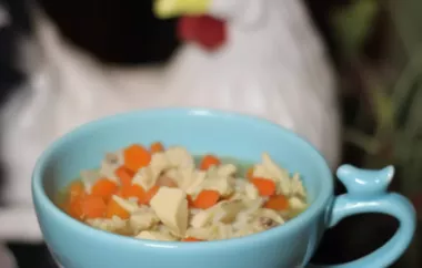 Easy and comforting chicken rice soup recipe