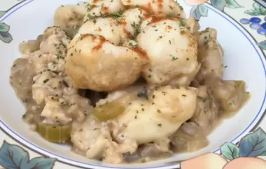 Easy and comforting slow cooker creamy chicken and dumplings recipe