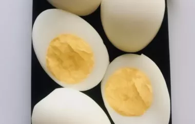 Easy and Delicious Air Fryer Hard Boiled Eggs Recipe
