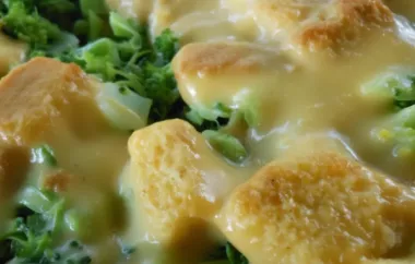 Easy and Delicious Broccoli Cheese Layer Bake