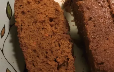 Easy and Delicious Carrot Bread Recipe