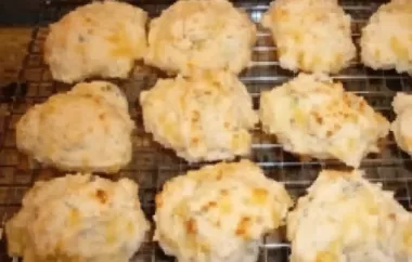 Easy and Delicious Cheddar Scallion Drop Biscuits Recipe