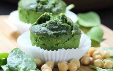 Easy and Delicious Chickpea Spinach Breakfast Muffins