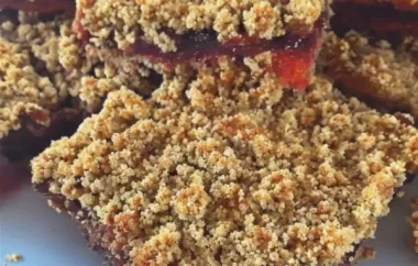 Easy and Delicious Cranberry Squares Recipe
