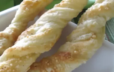 Easy and Delicious Crispy Cheese Twists Recipe