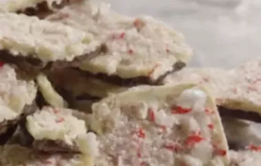 Easy and Delicious Peppermint Bark Recipe
