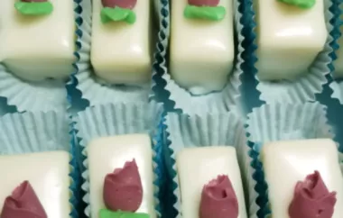 Easy and Delicious Poured Fondant Petit Four Icing