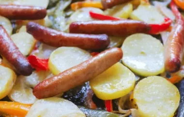 Easy and Delicious Roasted Sausage and Vegetables Sheet Pan Dinner