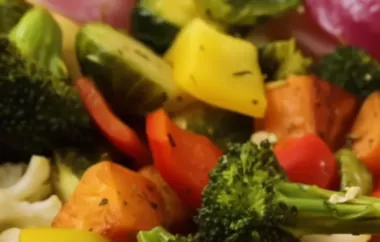 Easy and Delicious Roasted Vegetables Recipe for a Large Group