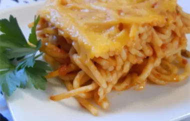 Easy and Delicious Spaghetti Casserole Recipe