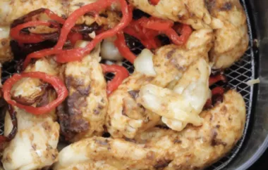 Easy and Flavorful Air Fryer Chicken Fajitas Recipe