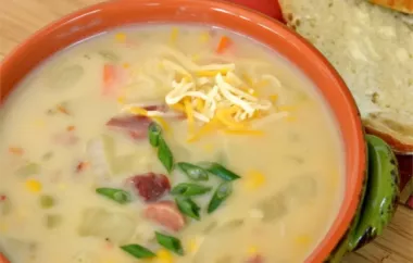 Easy and Flavorful Ham and Potato Soup Recipe