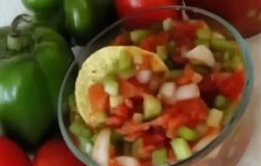 Easy and Flavorful Homemade Salsa Recipe