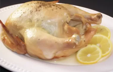Easy and Flavorful Slow Cooker Lemon Pepper Chicken Recipe