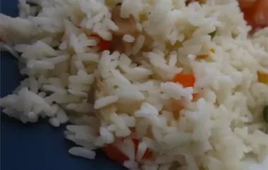 Easy and flavorful vegetable rice pilaf made in a rice cooker
