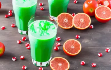 Easy and Fun Slime Punch Recipe
