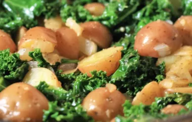 Easy and Healthy Sauteed Potatoes with Kale Recipe