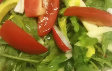 Easy Arugula Salad