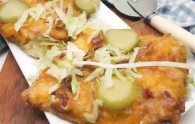 Easy Cheeseburger Pizza - A Delicious Twist on a Classic American Favorite