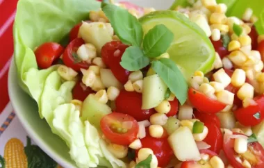 Easy Cherry Tomato Corn Salad Recipe