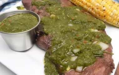Easy Chimichurri Sauce Recipe: A Simple and Flavorful Condiment