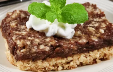 Easy Chocolate Cookie Bars with Cake Mix