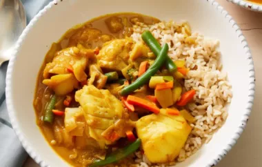 Easy Coconut Curry Fish Recipe