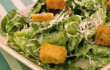Easy Creamy Caesar Salad Dressing Recipe