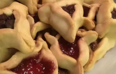 Easy Hamantaschen Recipe - Homemade Sweet Filled Cookies