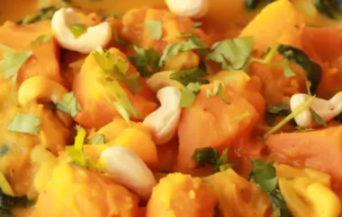 Easy Indian Style Pumpkin Curry
