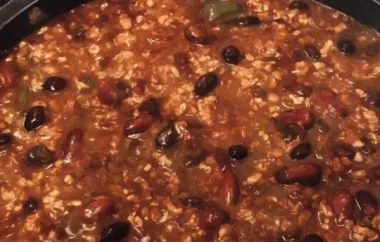 Easy Mild Chili