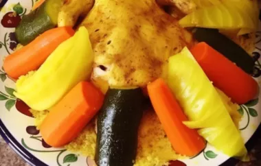 Easy Moroccan Couscous Recipe with Fresh Vegetables