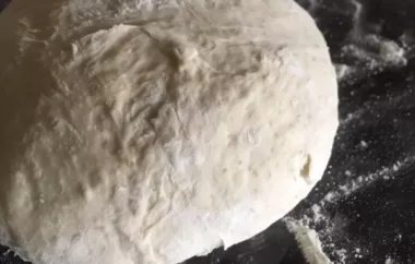 Easy No-Knead Pizza Dough Recipe for Delicious Homemade Pizza