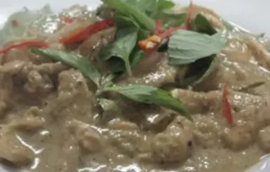 Easy Panang Curry with Chicken Recipe