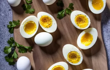 Easy Peel Hard-Boiled Eggs Recipe